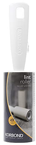 Korbond Lint Roller 7.4m - Lint Remover, Pet Hair Remover, Cat Hair Remover, Clothes Sticky Roller - Compatible with Korbond Lint Roller Refills
