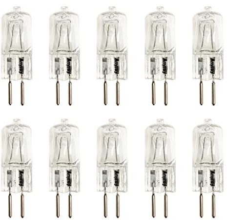(10)-Bulbs 35 Watt GY6.35 Base T4 35W GX6.35 120-Volt Clear Bulb G6.35 Bi Pin Light 35Watt