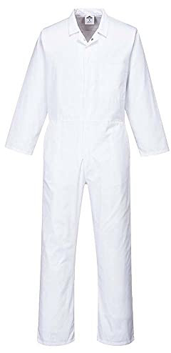 Portwest Food Coverall, Size: XXXL, Colour: White, 2201WHRXXXL