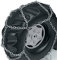 Rolly Toys rollySnowgrip Schneeketten (2 Stück, für RollyToys Tretfahrzeuge, für X-trac Fahrzeuge, einfache Montage) 409662