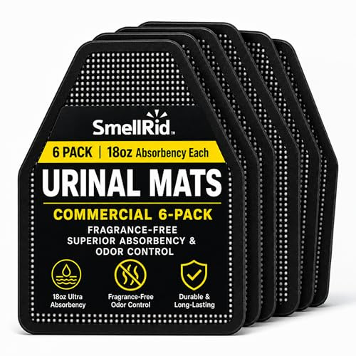 IMTEK environnementale 60197 Sanitro Urinoir urine tapis de suppression absorbant et odeur - 6 Tapis-22 po x 22 po x 0,25 po