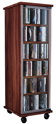 VCM 30032 CD/DVD Möbel Valenza, drehbares Regal in 3 Farben