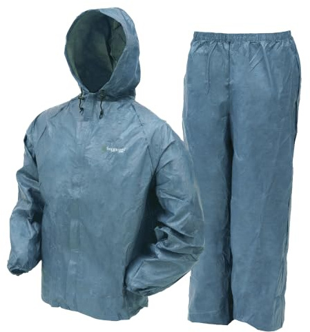 FROGG TOGGS Men's Classic All-purpose Waterproof Breathable Rain Suit Short Length Rainwear (pack of 1)