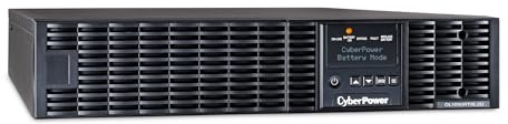 CyberPower OL1000RTXL2U Smart App Online UPS System, 1000VA/900W, 8 Outlets, 2U Rack/Tower