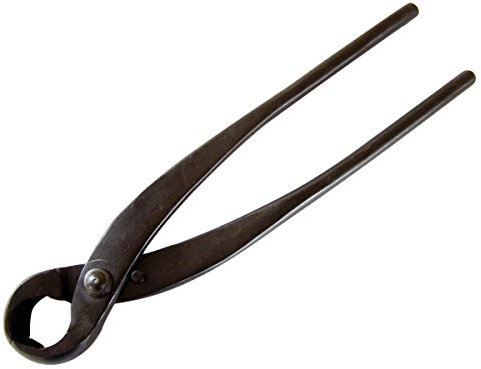 Bonsai Knospenzange XXL, 27 cm lang, schwarz