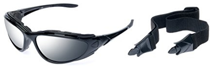 Alpland RADBRILLE - GLETSCHERBRILLE - Skibrille -Triathlon MIT Band UND BÜGELN!