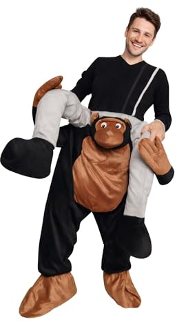 Ikumaal Carry Me Kostüm-e, Einheitsgröße (M-L), für Erwachsen-e Männer Frau-en, Tier-e Kostüm Fasching Karneval Fasnacht Faschingskostüm-e Karnevalskostüm-e