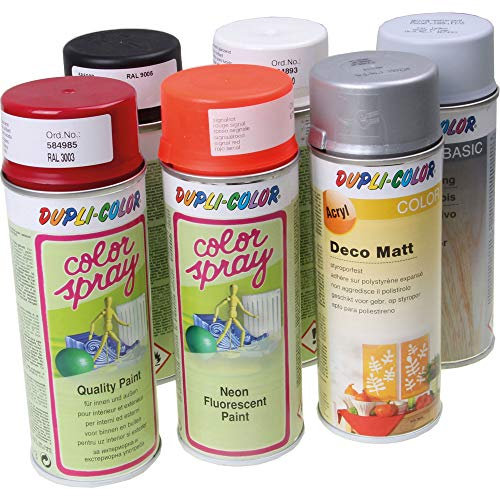 Dupli Color-625749 colori Spray, 400 ml, giallo, finitura cromata lucida