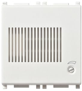 Vimar 14380 Plana suoneria 3 sequenze 12V 50-60 Hz, 2M, bianco