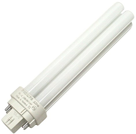 Philips Lighting 38337-2 - PL-C 26W/841/4P/ALTO - 26 Watt CFL Light Bulb - Compact Fluorescent - 4 Pin G24q-3 Base - 4100K -