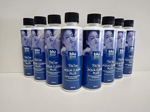 BluTimes Wasserbett Konditionierer - Aqua Clean Plus (8er Sparpack) | Mehrbereichs-Wasserbett-Konditionierer | Pflegt und schützt den Wasserkern