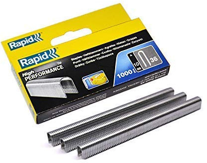 Rapid R36 - Caja de 1000 grapas galvanizadas para cables (10 mm)