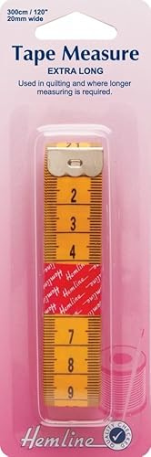 Hemline Maßband, 300 cm, extra lang