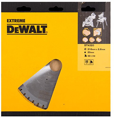 DeWalt DT4320-QZ - Hoja para sierra circular estacionaria 216x30mm 48D