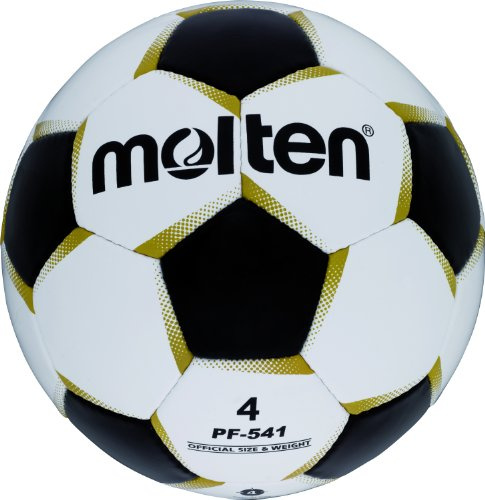 Molten Fußball Fußball PF-541, Weiß/Schwarz/Gold, 4, PF-541