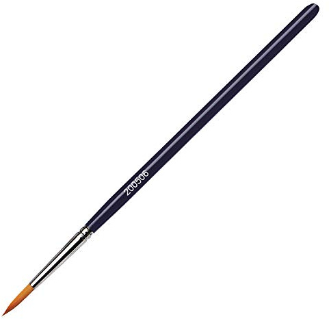 KREUL 200506 - Solo Goya Künstlerpinsel Goldhair Synthetics, hochwertiger und universell einsetzbarer Pinsel, Besatz aus goldenen Synthetikfasern, für alle Techniken geeignet, Rund, Größe 6