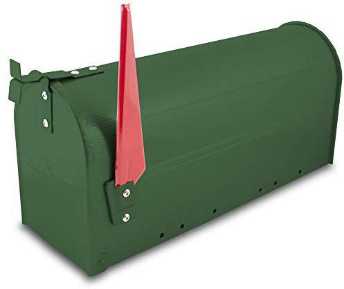 Bituxx US Mailbox Amerikanischer Briefkasten Standbriefkasten Wandbriefkasten Letterbox Grün