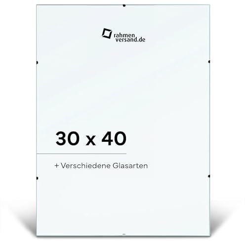 PANORAHMA BILDERRAHMEN Rahmenloser Bilderrahmen 30x40 cm/Glasbilderrahmen zum Aufhängen an der Wand/Bilder Rahmen