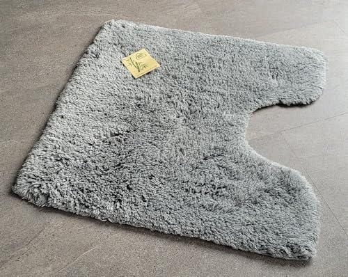 Kleine Wolke 5432901129 WC-Vorleger Bambou, 55 x 55 cm, anthrazit