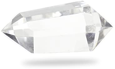 Budawi® Bergkristall Doppelender – geschliffener Edelstein mit 6 Seiten, poliert ca. 5–6 cm