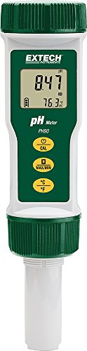 Extech PH90 Waterproof Pocket pH Meter, 0-14 pH, Auto Calibration