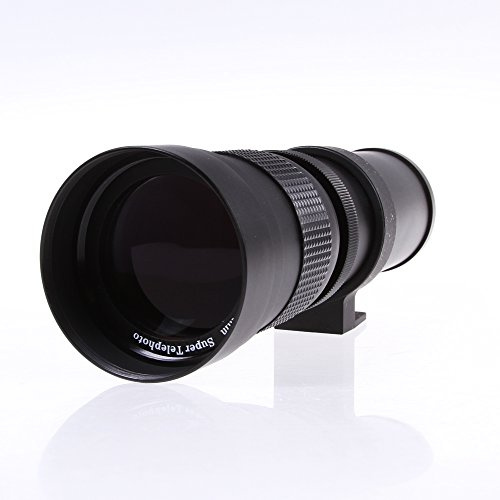 FOTGA Téléobjectif 420-800 mm F/8,3-16 pour appareils photo reflex numériques Canon, Nikon, Pentax, Sony
