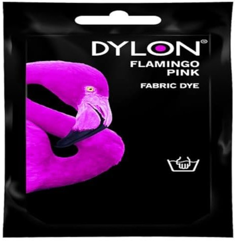 DYLON Textilfarbe, Flamingo Pink, 1er Pack (1 x 1 Stück)