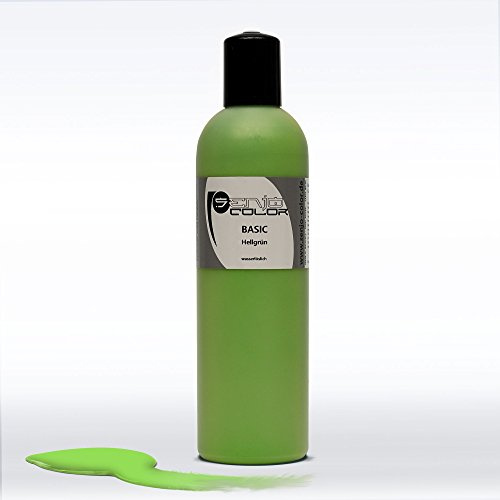 Senjo Color Base para Cara y Body - Cosméticos Dermatológicamente Probados, Festival Color, 250 ml, Verde Claro