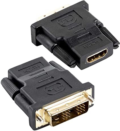 Techly D-HDMI DVI-M/F-Adaptateur pour (Câble DVI-D HDMI mâle/femelle noir en PVC 4,02) cm
