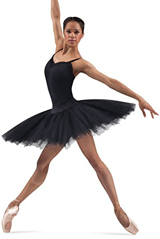 Bloch Dance Women's Belle Rehearsal Tutu, Black, Petite/Small