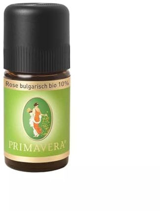 PRIMAVERA Ätherisches Öl Rose bulgarisch bio 10% 5 ml - Aromaöl, Duftöl, Aromatherapie - harmonisierend, stimmungserhellend, stärkend - vegan