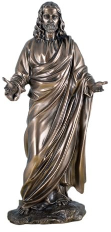 Veronese by Joh. Vogler GmbH Jesús como un predicador Bronceado Figura Cristianismo Cruz
