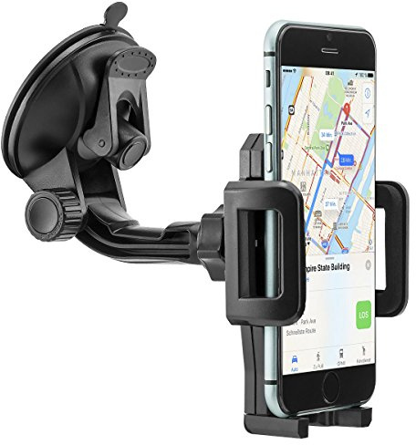 MidGard Universal 360° drehbar Saugnapf Armaturenbrett Handy Autohalterung für Handy, Smartphone, Phablet, Navigationsgeräte usw.