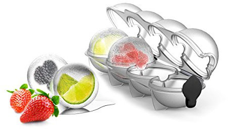 Prepara Plastic Ice Mould with Tray, Clear