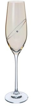 Dartington Glitz Celebrate - Gold Champagne Flutes
