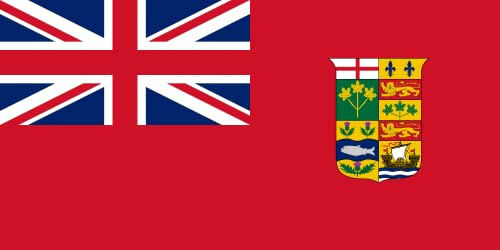 magFlags Drapeau Large Canada 1868 Red | drapeau paysage | 1.35m² | 80x160cm