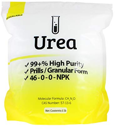 Prilled Urea - 10 lb (2 x 5 lb Bags), 46% Nitrogen, 98.5% Purity, Commercial Grade