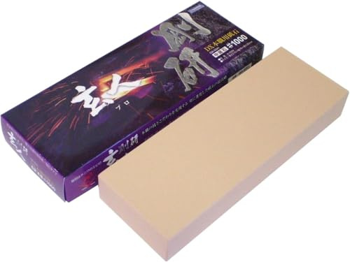 Naniwa abrasive Mfg Gouken -Kurouto DX Whetstone for Pro #1000 QA-0341 (Japan Import)