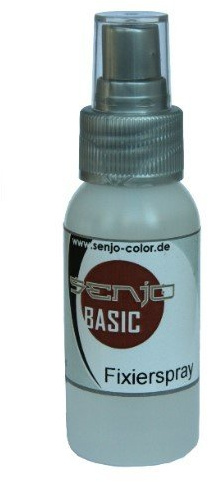 FixierSpray Senjo Color Pumpflasche 50ml zur unsichtbaren Fixierung von Facepainting Bodypainting Professional Make-Up Fixing Spray