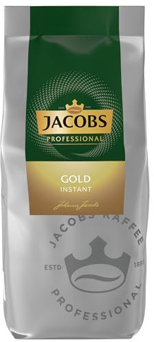Jacobs Professional Gold löslicher Bohnenkaffee, Instant Kaffee, 500 g im Vorteilsbeutel, für 280 Getränke