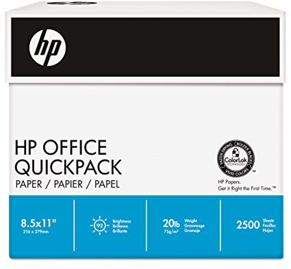 HP Office Kopierpapier, weiß, FSC mix credit, 80g/m², A4 - Cleverbox zu 2500 Blatt weiß, CHP113