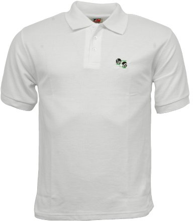 G5 APPAREL Lawn Bowls Bowling White Polo Shirt with Logo