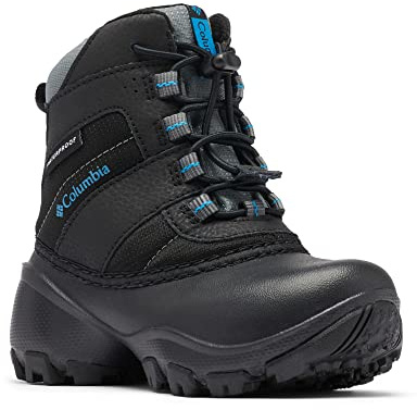 Columbia Youth Unisex Rope Tow III Waterproof, Black/Dark Compass, 9