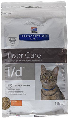 Hills Prescription Diet Feline L/D Hepatic Health Food for Cats 1.5 kg