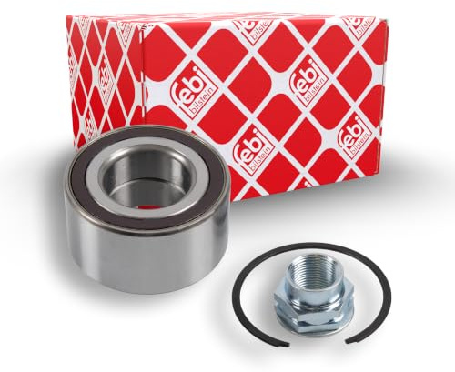 febi bilstein 28142 Radlagersatz mit Achsmutter und Sicherungsring, 1 Stück | Kompatibel mit: ABARTH 500 / 595 / 695, 500C / 595C / 695C, GRANDE PUNTO, PUNTO EVO, ALFA ROMEO 145, 146, GTV, MITO, SPIDER