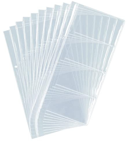 Durable 238719 Fundas para tarjetas de visita (para 2383/2385) Bolsa con 10 piezas transparentes