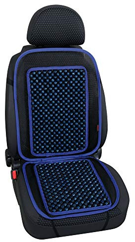 LAMPA 54316 Pièce Housse de protection pour siège avant Avant noir Bleu | Massage et stimulation de la circulation