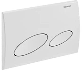 Geberit 115228111 Betätigungsplatte Kappa20 für 2-Mengen-Auslösung, weiß-alpin
