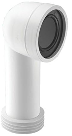 McAlpine WC-CON9 90° Bend Adjustable Length Rigid WC Connector