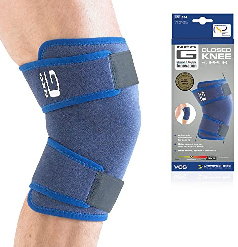 Neo-G Knee Support Closed - Knee Braces for Arthritis, Joint Pain Relief, Chronic aches, Knee Injuries, Runners Knee – for Daily Wear, Recovery - Adjustable Compression